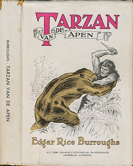 Tarzan van de Apen stofomslag