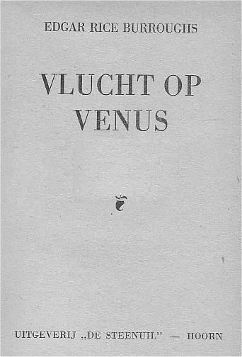 Titelblad Vlucht op Venus