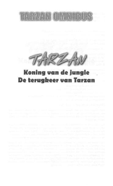 titelpagina Tarzan Omnibus