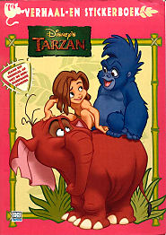 Tarzan
                    verhaal- en stickerboek