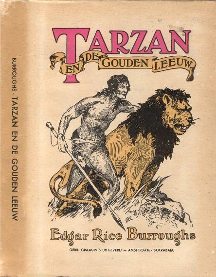 stofomslag Tarzan en
          de Gouden Leeuw
