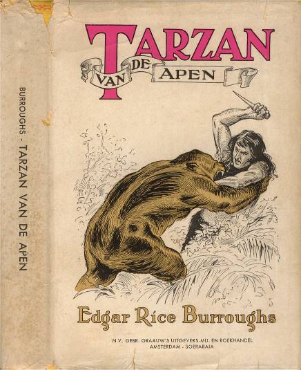 Stofomslag Tarzan van de
            Apen 4e druk