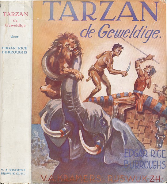 Tarzan de Geweldige Stofomslag