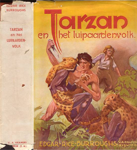 stofomslag Tarzan en
            het Luipaardenvolk
