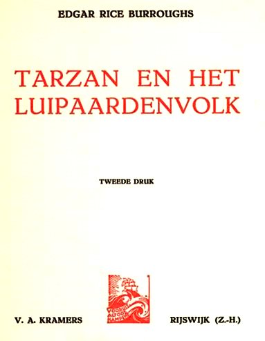 Tarzan en het Luipaardenvolk titelblad