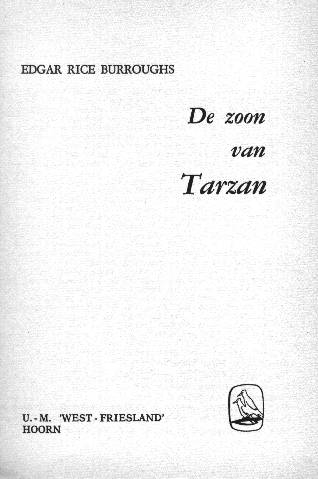 Titelblad De Zoon van Tarzan