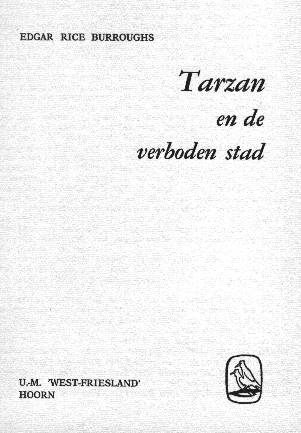 Tarzan en de Verboden Stad titelblad