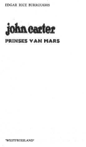 Prinses van Mars titelblad