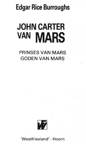 John Carter van Mars titelblad