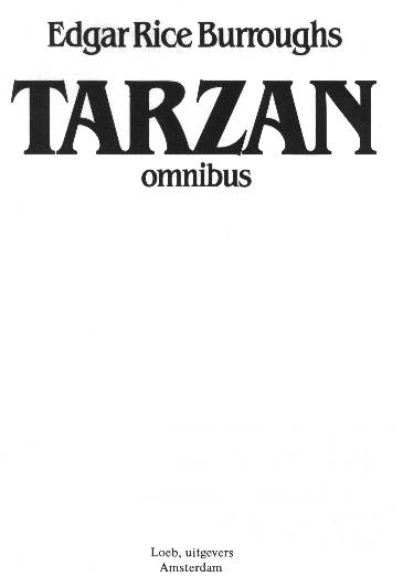 titelblad Tarzan Omnibus