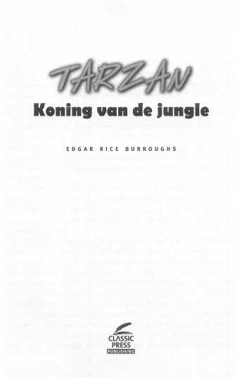 titelpagina Tarzan Koning van de Jungle