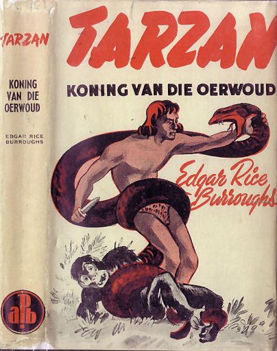 Tarzan Koning van die Oerwoud Stofomslag