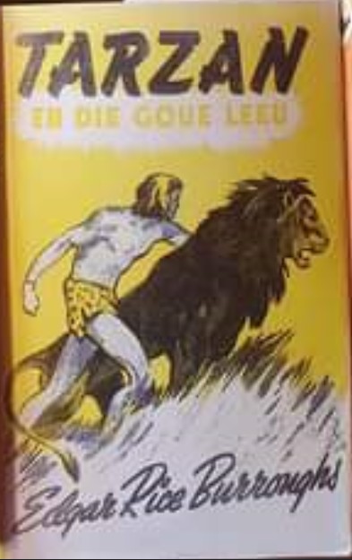 Tarzan en die Goue Leeu
          stofomslag