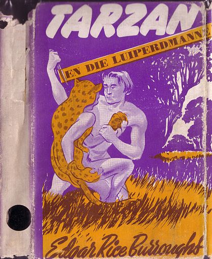 Tarzan en die Luiperdmanne stofomslag