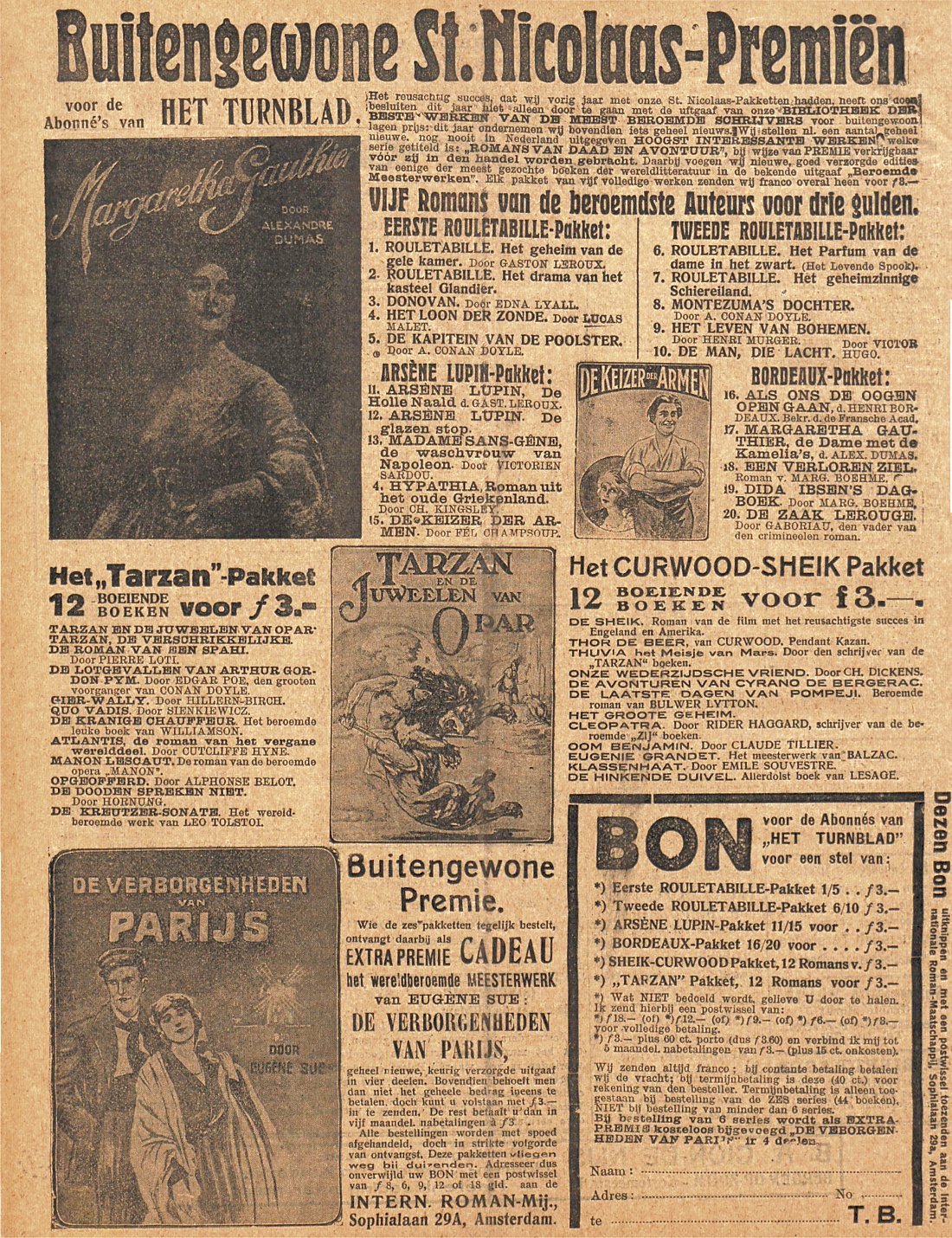 Advertentie in Het Turnblad van 17 november 1923